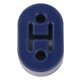 thumbnail image 1 of Tubo de escape de automóvil Soportes de montaje de goma de 2 orificios Aislante de ojal para suspensión (azul), 1 of 5