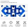 thumbnail image 2 of Flag of Israel Beautiful Translucent Chiffon Yarn Hair Scarf 180*73 (70.86*28.7in) - Light and Breathable Silk Wrap, 2 of 6