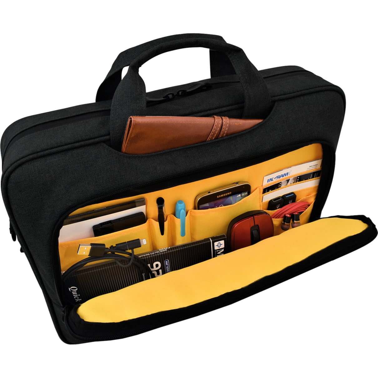 V7 CTPX1-BLK-1N Carrying Case (Briefcase) for 15.6" Notebook, Black