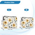 thumbnail image 4 of FORMRS 15-15.6 inch Laptop Sleeve Case Soft Carrying Quilted Computer Bag Cover, Sunflower Pattern, 4 of 7