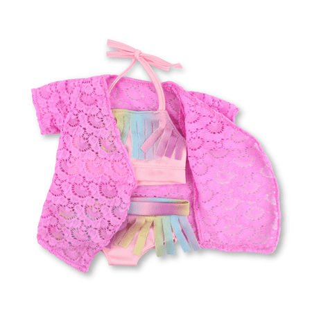 My Life As 2 Pack Fashion Bundle  Fringe Swimsuit & Chase the Dream Sporty Outfit for 18  Dolls