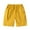 Yellow, variant on Hiijoy Toddler Boys Solid Shorts Elastic Waist Breathable Casual Active Shorts, Sizes 2-3T