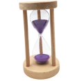 thumbnail image 4 of 8/8/12/20/25 tiempo de tiempo de tiempo de HOOLGSS SANDGUSE EMGUHR TEMPORIZADOR con , HORAMIENTOS VINTAGE, Decoración para hogar, Niños Y a Púrpura 6min CUTICAT Reloj de arena de madera, 4 of 7