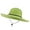 Green, variant on Trendy Apparel Shop UPF 50+ 4 Inch Kettle Brim Paper Braid Sun Hat with Cord