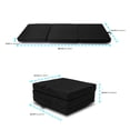 thumbnail image 2 of Colchoneta Plegable Multiusos Impermeable Color Negro, Tamaño 180 cm de largo por 60 cm de ancho por 8 cm de grosor Puff MX Nylon Negro, 2 of 2