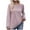 Purple, variant on Annhoo Women's Fall Tops Trendy Pleated Puff Long Sleeve Crewneck Shirts Loose Vacation Lounge Tunics