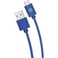 thumbnail image 2 of iEssentials - USB cable - USB (M) to USB-C (M) - 6 ft - blue, 2 of 2