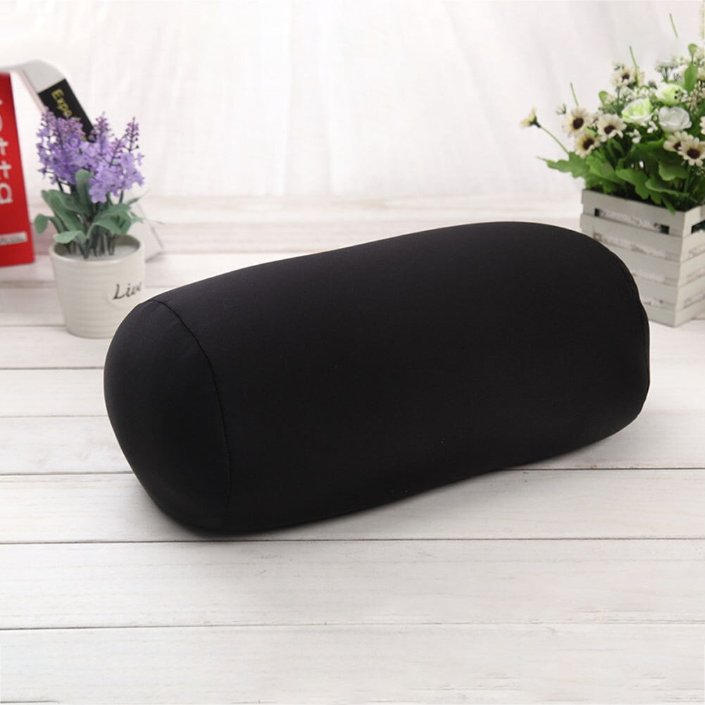 Microbead Sofa Sleep Neck Back Cushion Travel Bed Roll Throw Pillow