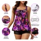 thumbnail image 2 of Traje De Baño Mujer Conjunto De 2 Piezas Bañador De Cintura, 2 of 7