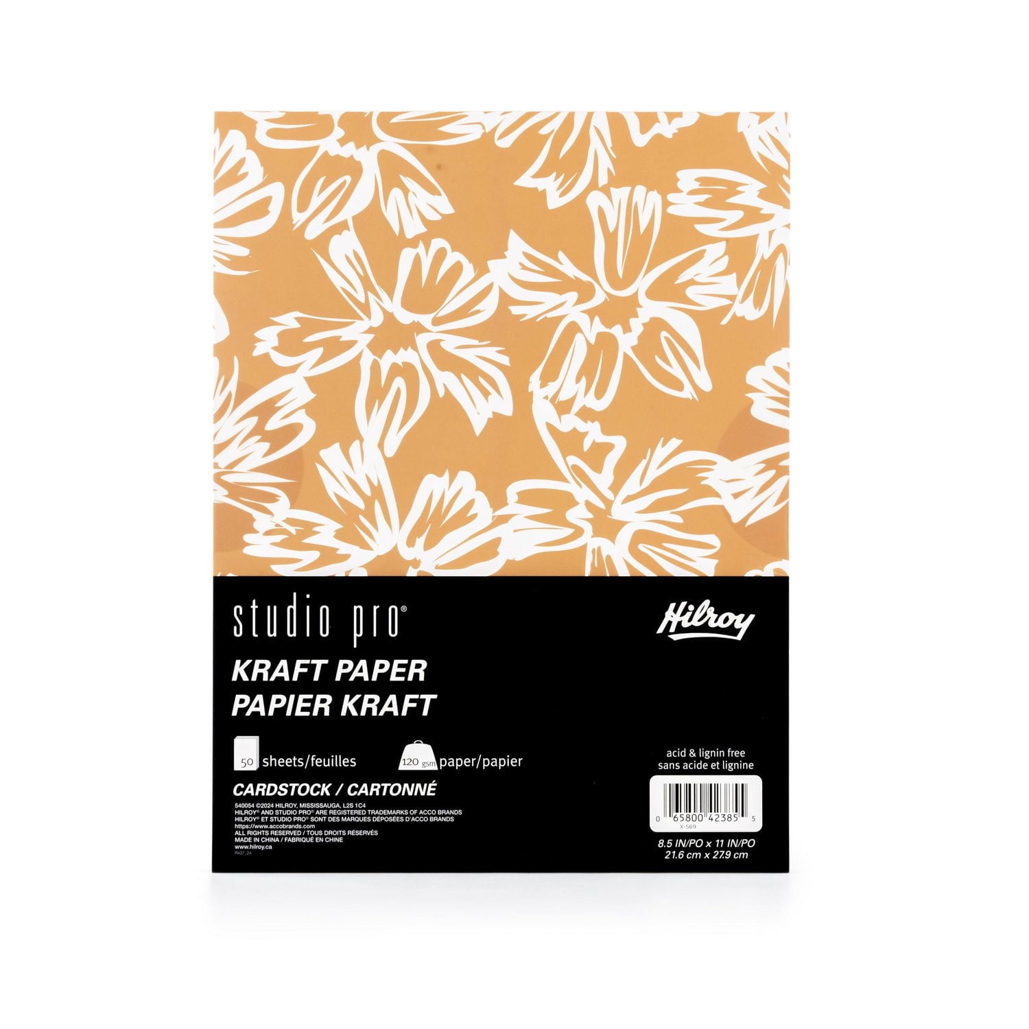 Papier cartonné kraft Hilroy® Studio Pro® 8,5 x 11, 50 un Papier cartonné