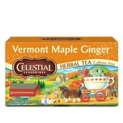 Celestial Seasonings Vermont Maple Ginger Herbal Tea, 20 Count Box