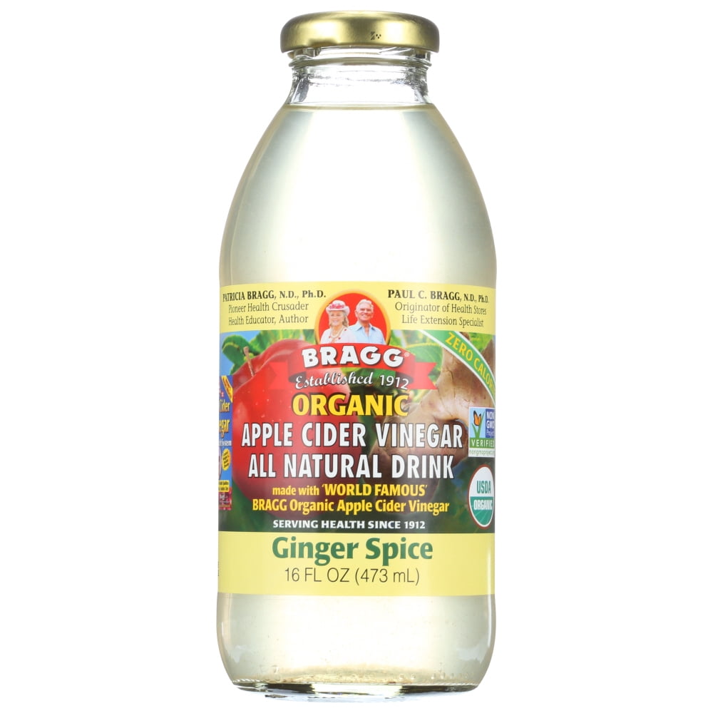 Bragg Apple Cider Vinegar Drink Organic Ginger Spice, 16 Oz Walmart