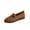 #114-Brown, variant on Censtreet Women's Loafer Flats Comfortable Office Work Shoes, Cute Penny Loafer Slip On Walking Driving Shoes