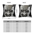 thumbnail image 2 of Terrifier Square Pillow Case Pillow Holder Soft Decorative Pillow Sham Cushion Cases Pillowcase 12"X12", 2 of 7
