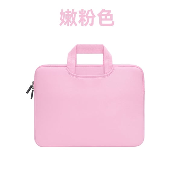 Nvzi Bolsa para portátil, 1 unidad, color rosa - 40*29*2,5 cm. Bolsa para ordenador portátil, resistente, de poliéster con forro de poliéster, funda protectora ligera para portátil.