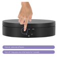 thumbnail image 4 of 3 Speed Electric Rotating Display Stand 360 Degree Jewelry Turntable Rotating Base Rotary Table For Photography Video Shoot Prop ,Excellent Structural Design, 4 of 6