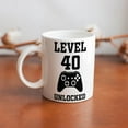 thumbnail image 6 of Level 40 Unlocked 40Th Birthday Mug Funny Coffee Mug Ceramic Cup Tea 11 Oz For Women Men Novelty Birthday Gift, 6 of 6