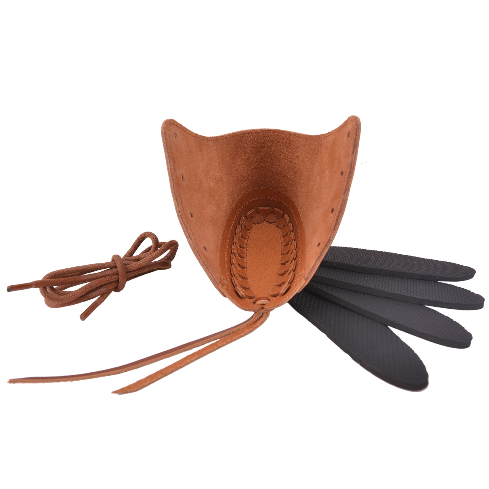 WAYNE'S DOG Full Grain Leather Gun Recoil Pad Buttstock Extension for Rifles Shotguns