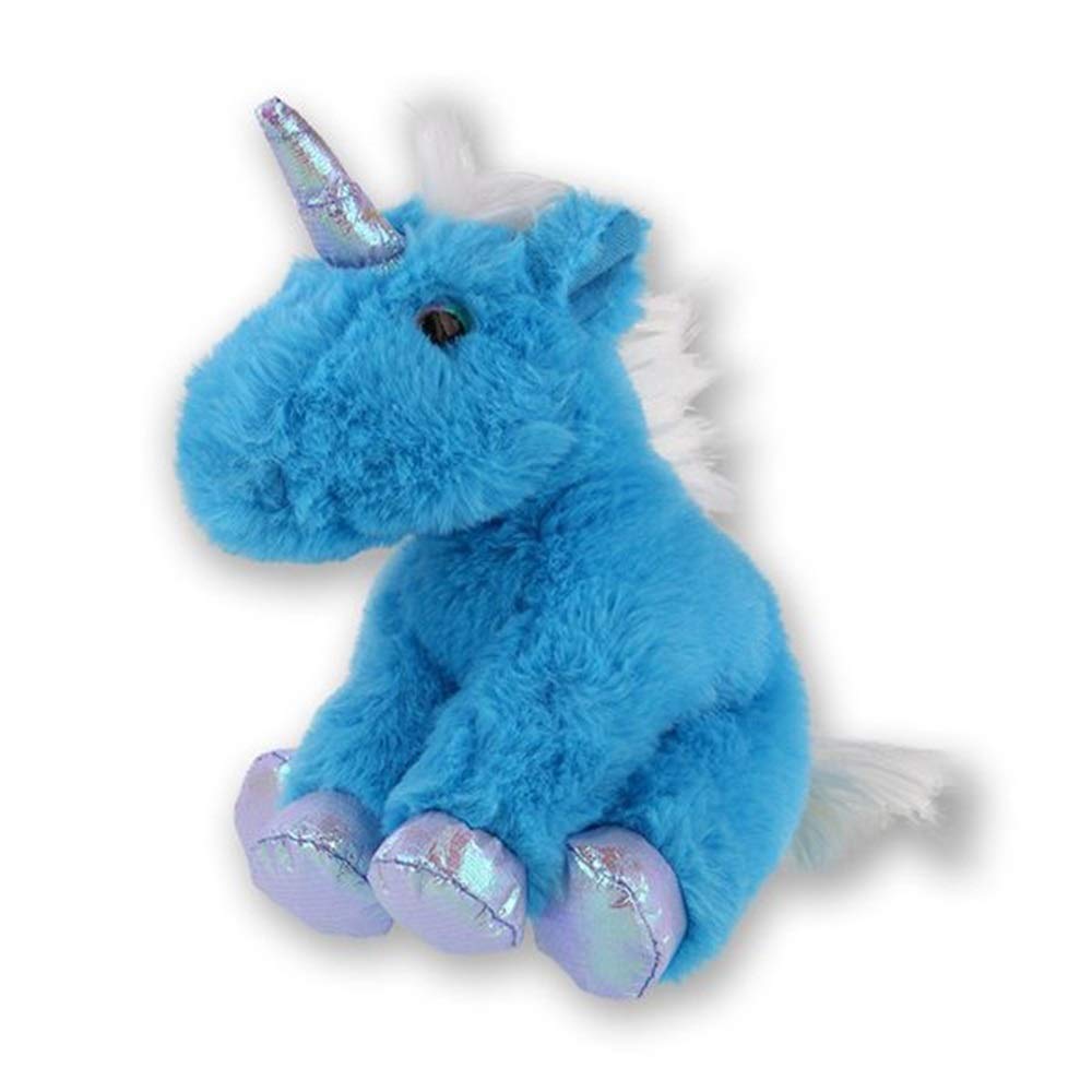 blue stuffed unicorn