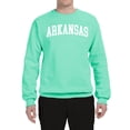 thumbnail image 2 of Wild Bobby State of Arkansas College Style Unisex Crewneck Sweatshirt, 2 of 6