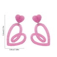 thumbnail image 3 of Linnome Valentine's Day Heart Earrings Delicate Sparkle for Romantic Celebrations Couples Gifts Sentimental Jewelry, 3 of 6