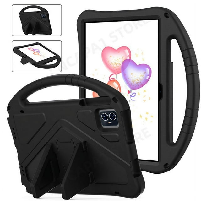 Kids Portable EVA Foam Cover For Acer Iconia Tab M10 Case 10.1" Tablet PC Shockproof Protector Funda with Rear Kiskctand Case only-BK Acer Iconia Tab M10