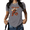 2-Grey, variant on UNISHE Women's Sweet Crabby Graphic T-Shirt Retro Cartoon Beach Tee Heart Glasses Summer White Top