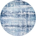 thumbnail image 2 of Rugs.Com Malibu Collection Round Rug ‚Äì 3 Ft Round Blue Low-Pile Rug Perfect For Kitchens, Dining Rooms, 2 of 4