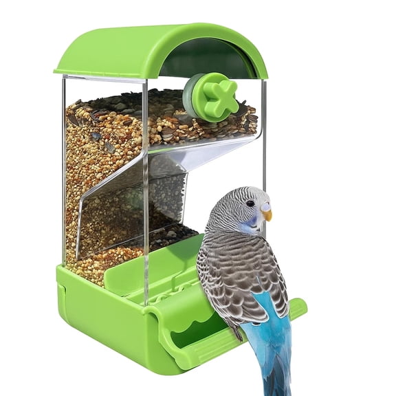 Parrot Automatic Feeder Prevent Spills Bird Feeder For Cage Birdcage Accessories