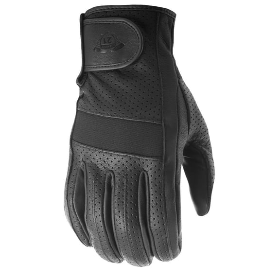 Highway21 JAB PERFORATED TOUCH SCREEN GLOVES BLACK Motorcycle Riding Sizes S~5X