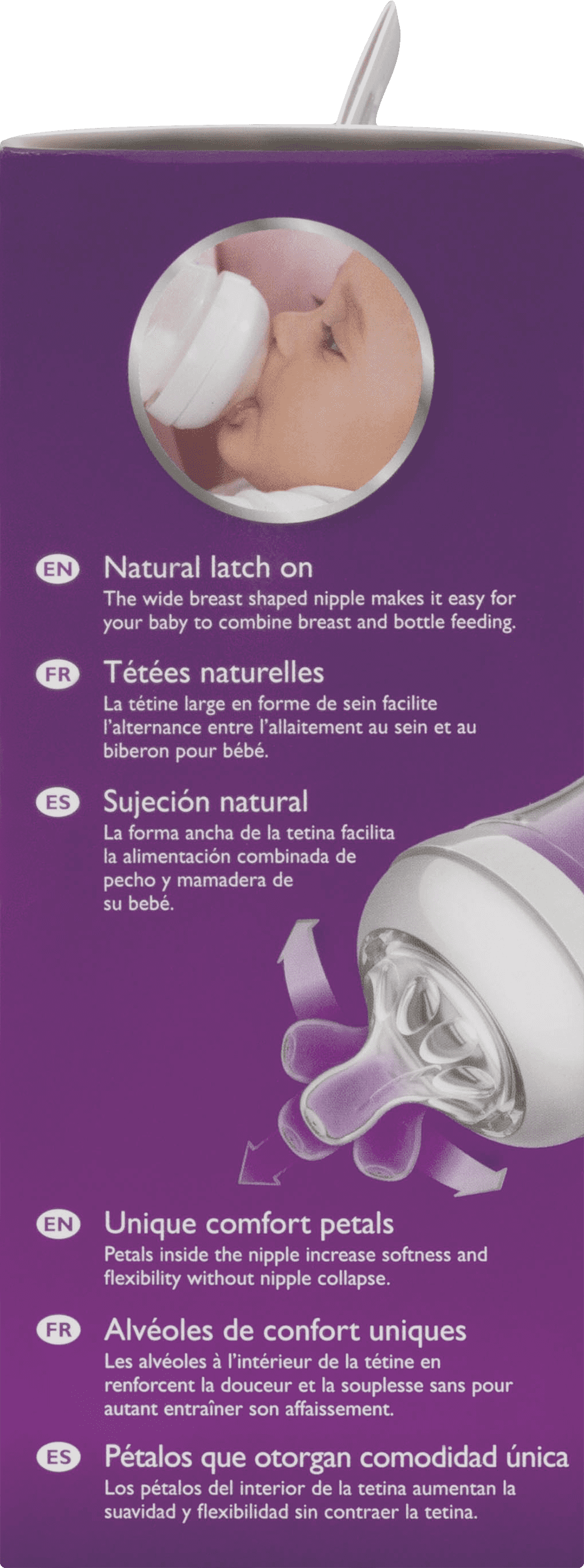 Avent Natural 9oz 3pk Safari Deco Bottle
