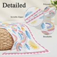 thumbnail image 3 of Rainbow Sunshine Body Pillow Cover 20 x 54 Inch Decorative Pillow Cover Rainy Cute Pink Border Lumbar Pillowcase Seasonal Rectangle Cushion Case for Couch Sofa Bed Living Room, 3 of 9
