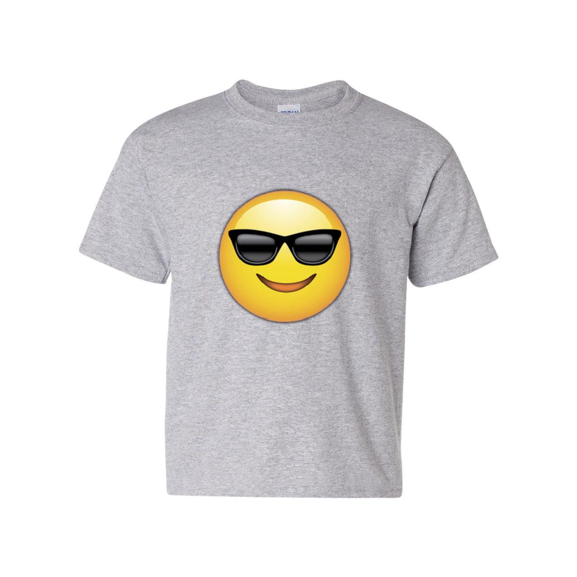 IWPF - Big Boys T-Shirts and Tank Tops - Emoji with Sunglasses
