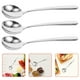 thumbnail image 2 of 8 cucharas soperas de acero inoxidable, cucharas grandes de cabeza redonda para comer, ideales para servir arroz asiático, cucharas para sopa en casa, cocina y restaurante, 2 of 7