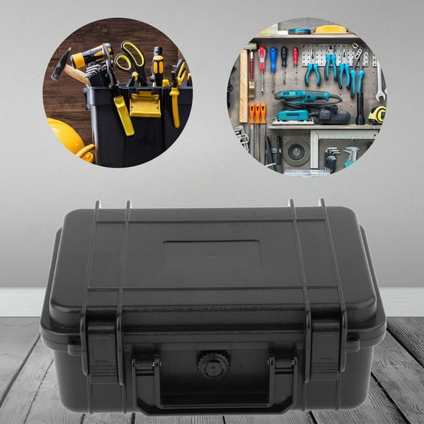 Boîte à outils professionnelle pour camion, mallette de rangement, mallette  de sécurité étanche, serrure en plastique