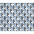 thumbnail image 4 of oneOone Cotton Flex Grayish Blue Fabric Triangle Sewing Craft Projects Fabric Prints By Yard 40 Inch Wide, 4 of 4