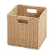 thumbnail image 2 of Cesta plegable de ratán, cesta para ropa, cesta para aperitivos, cesta para objetos pequeños, cesta de almacenaje para el hogar, cesta plegable fácil de transportar, cesta de mimbre, 2 of 9