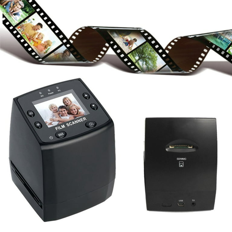 DIGITNOW 22MP All-in-1 Film & Slide Scanner, Converts 35mm 135 110 126 and  Super 8 Films/Slides/Negatives to Digital JPG Photos, Built-in 128MB
