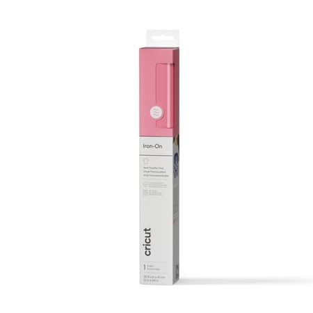 Cricut Iron-On (2 ft), Pink, 12 x24, Roll