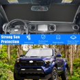 thumbnail image 3 of GHSDFBB Car Windshield Sun Shade Foldable,Sun Protection for Car Front Windshield,Sun Protector for UV Ray,Car Interior Accessories for Sun Heat,Fit for 2016-2024 Toyota Tacoma, 3 of 7