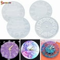 thumbnail image 2 of Spencer 1PC Silicone Clock Epoxy Resin Mold Roman Numerals Constellation DIY Making Casting Tool Mould Handmade Craft, 2 of 8