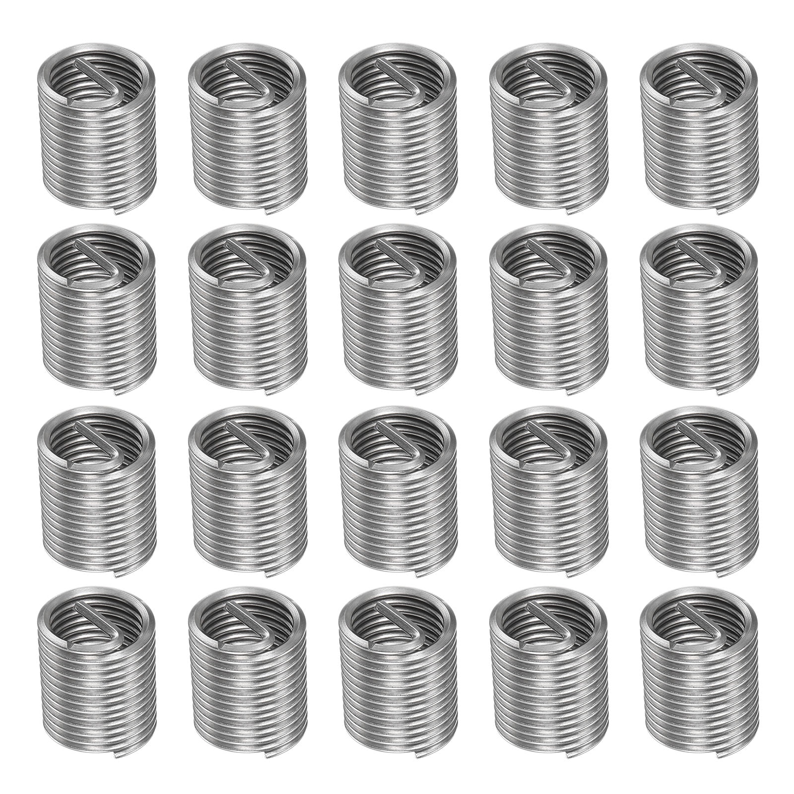 Uxcell M16 x 2 2D 32mm 304 Stainless Steel Wire Thread Insert Threaded ...