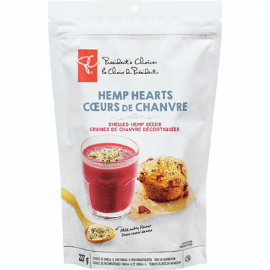 President's Choice, Hemp Hearts, Raw Shelled Hemp Seeds, 227g/8oz., {Imported from Canada}