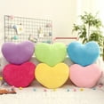 thumbnail image 4 of Heart Pillow, Heart Shaped Pillow, Cute Fluffy Room Decorative Throw Pillow, Love Pillow Heart Plush Cushion for Couch Bed Kid Girls Women Valentine's Day Gift, 4 of 7