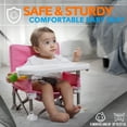 thumbnail image 2 of SereneLife SLBS66P - Baby & Toddler Booster Seat Feeding Chair, Easy Setup Portable & Folding Style, 2 of 4