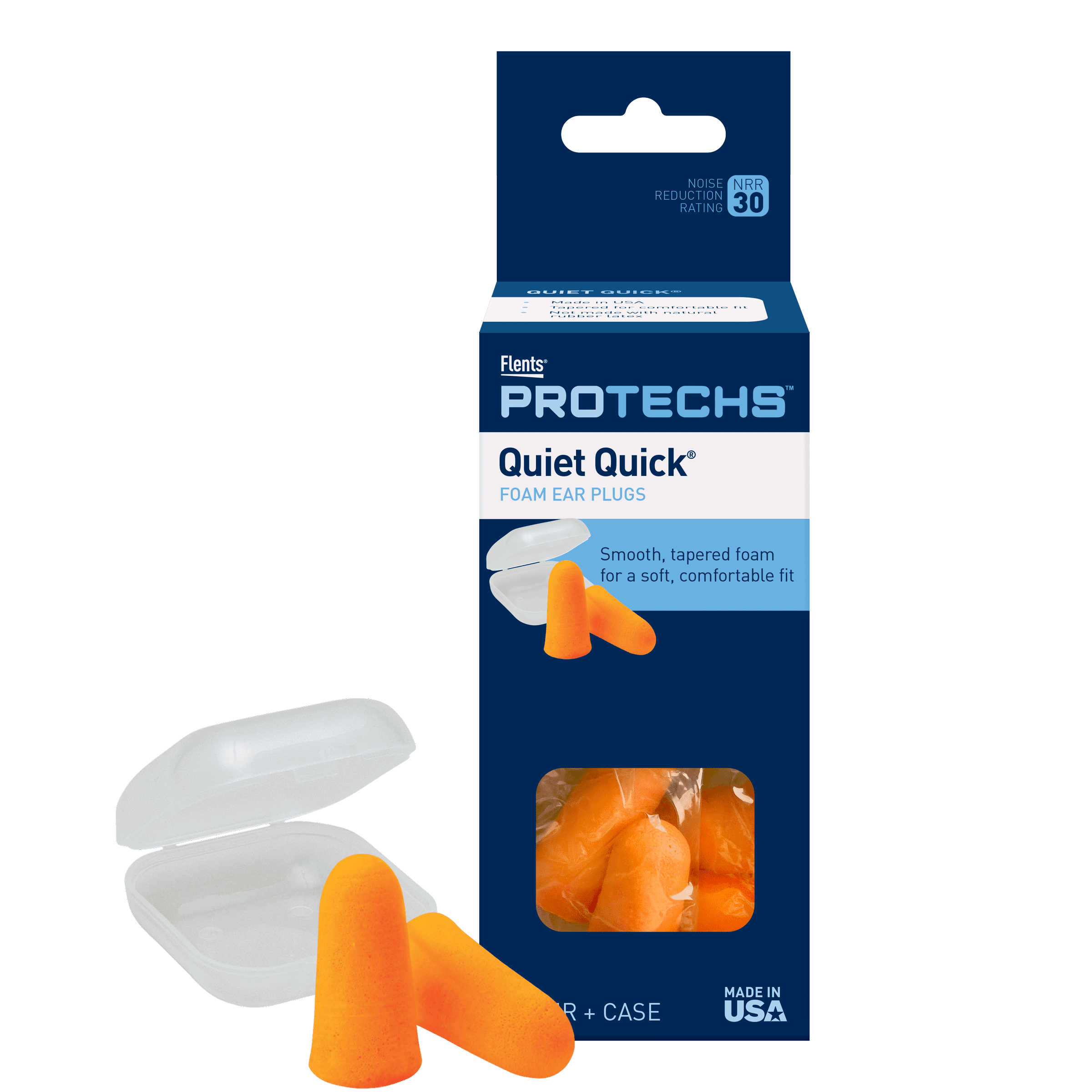 (4 pack) Flents Quiet Foam Ear Plugs, 5 Count