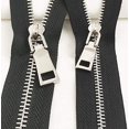 thumbnail image 3 of 8 Pieces Zip Pull Tabs Replacement 4 Colours 2 Sizes Metal Zipper Fixer Repair Replacement Puller Zipper Slider Zipper Puller, 3 of 4