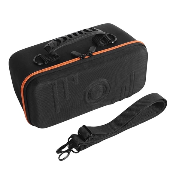 Hard Shell Storage Bag for Speaker with Shoulder Strap, Scratch-Resistant Carrying Case for Portable Bluetooth Speakers, Travel Protection Pouch for Audio Equipment
