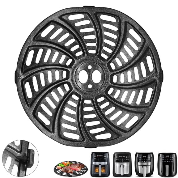 GWY Air Fryer Grill Plate for Gourmia GAF686 GAF698 Air Fryer, Oval Nonstick 9.3''×8.9'' Air Fryer Replacement