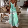 thumbnail image 5 of Vestido de Verano Casual de las Mujeres, Impresión Plegada Casual de Verano, Vestido de Cuello en V sin Mangas de Camis, 5 of 5